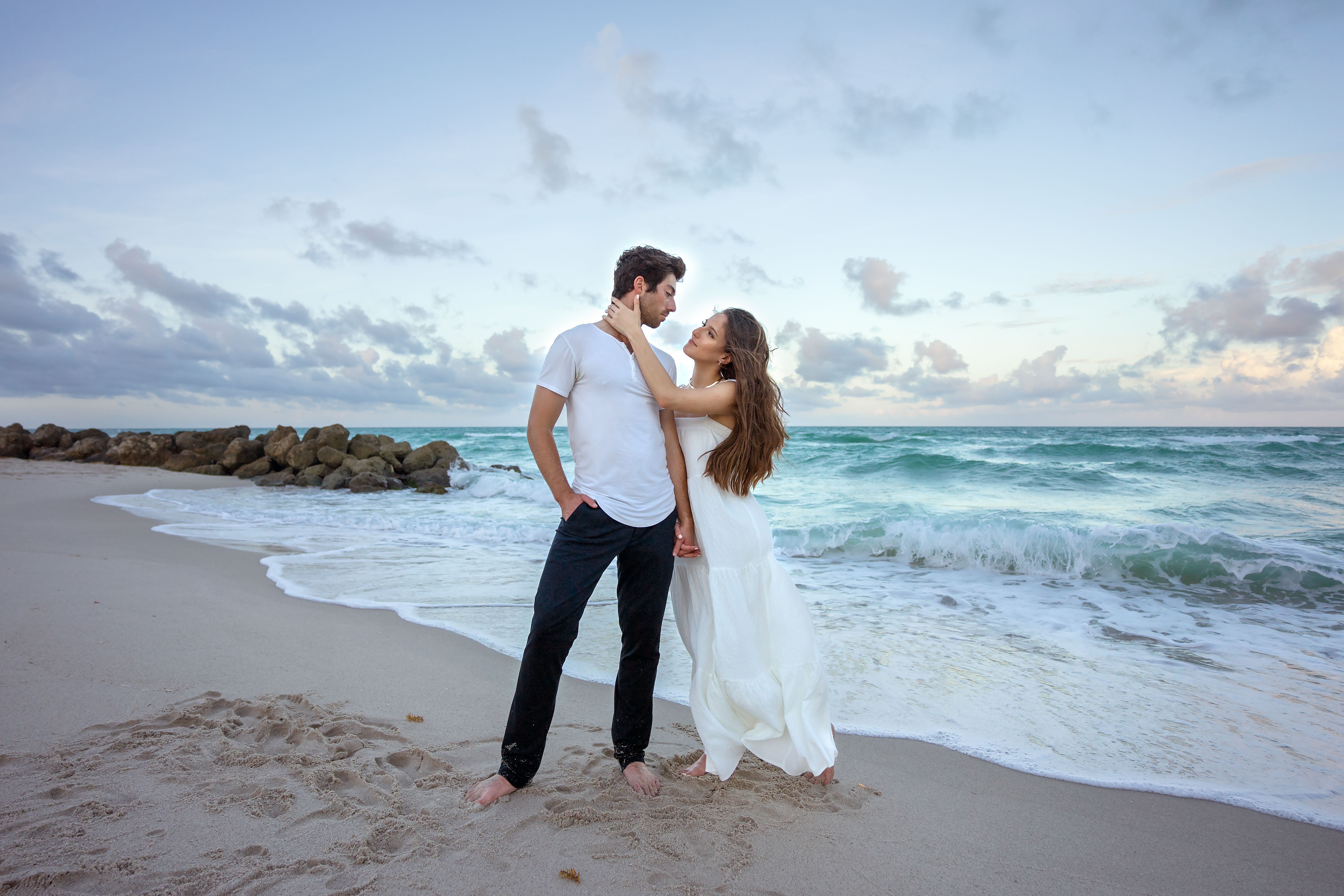 Professional Miami Beach Couples Photoshoot